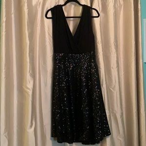 Torrid Black Sequin Dress
